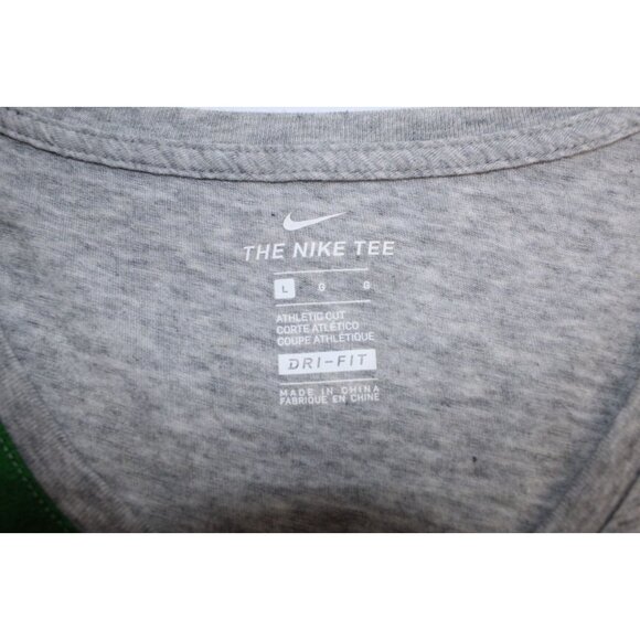 Oregon Ducks Graphic Nike Tee Women's L Gray Green Licensed Apparel Football - Picture 6 of 10